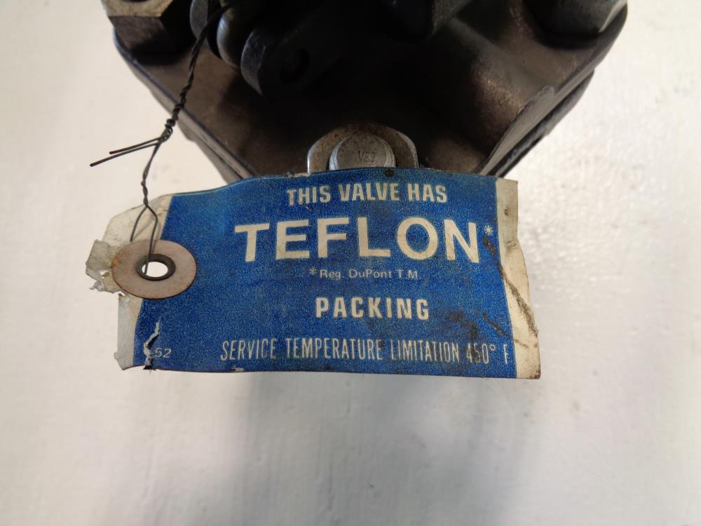 Powell 1-1/2" NPT 600# CF3M Gate Valve, Fig# 1972A